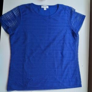 Calvin Klein bright blue women's medium top